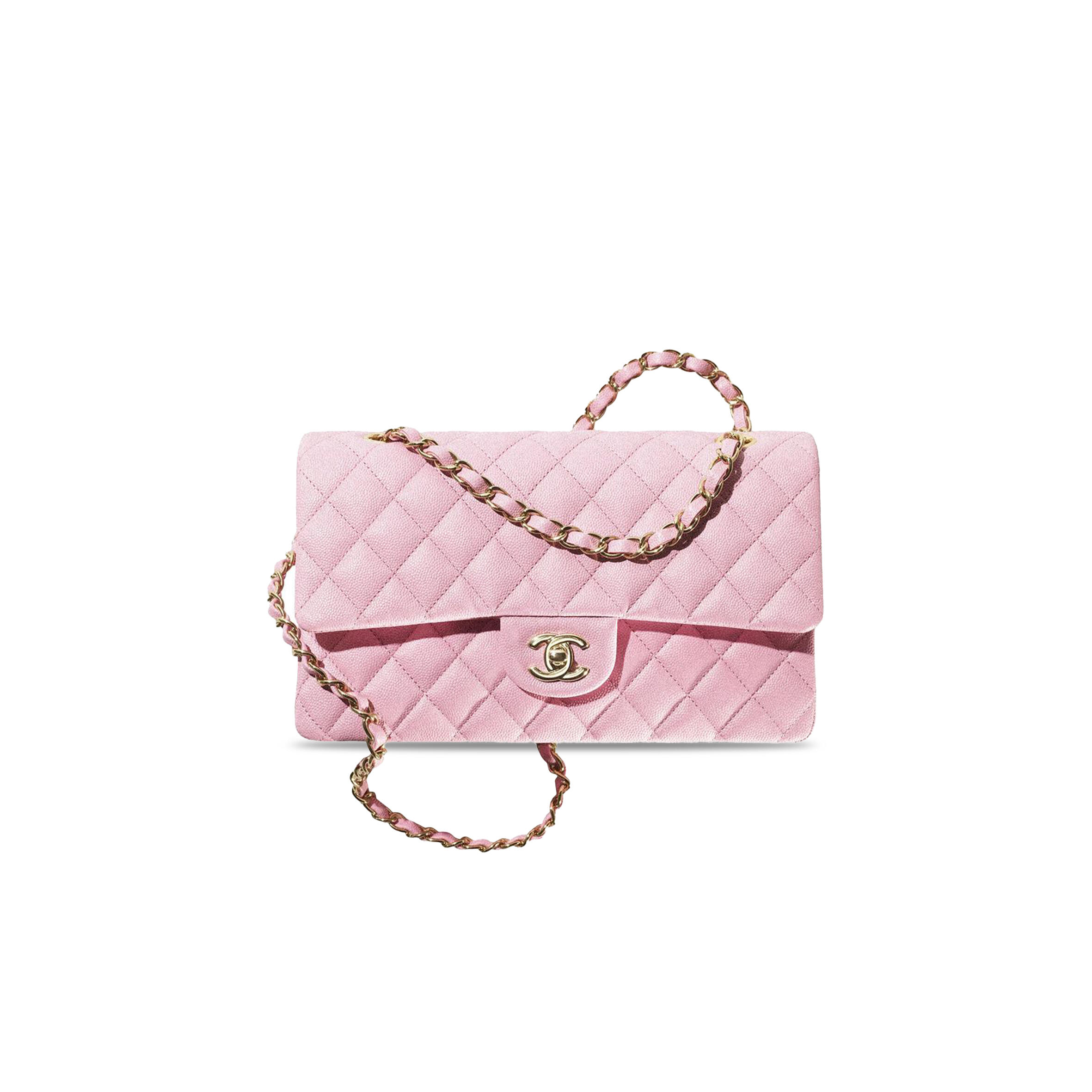 CHANEL CLASSIC FLAP CF GRAIN EMBOSSED BAG A01112 Y33352 NH622 (25.5*15.5*6.5cm)